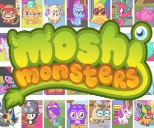 Puzzle Moshi Monsters Logo